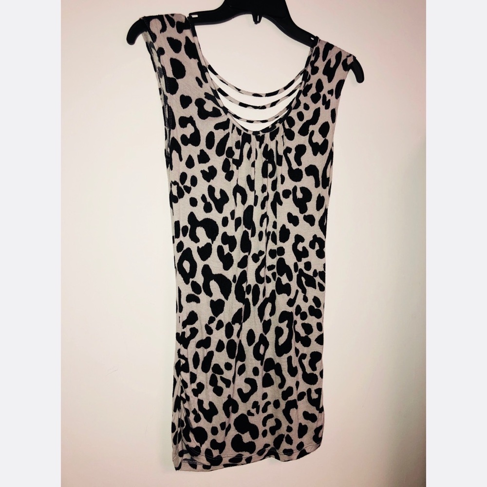 Charlotte Russe Animal Print Tank Top Xs - Picture 1 of 3